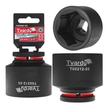 Tvardy Udarni nasadni ključ 3/4" 6-kraki 55 mm CR-MO (4/16)