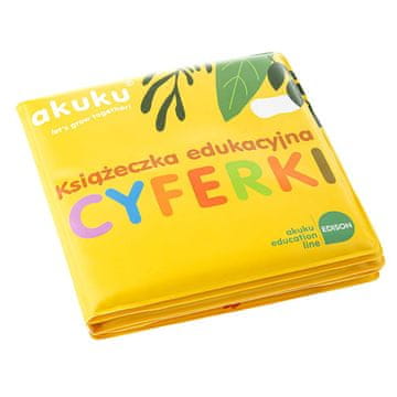 AKUKU Edukativna knjižica za kupanje brojevi, Akuku