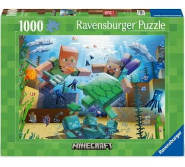 Ravensburger Ravensburger 04219 puzzle 1000 Minecraft mozaika