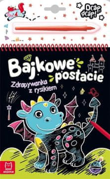 Struganje s pisaljom - likovi iz bajki