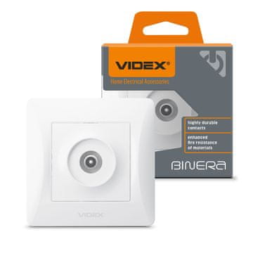 VIDEX Binera TV utičnica s jednom antenom, bijela