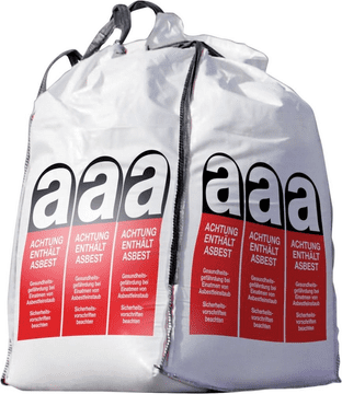 Velika vreća BigBag vreće za azbest 900x900x1100 mm