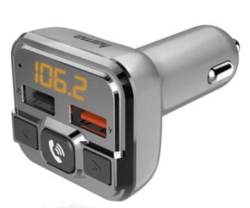 Hama Bluetooth FM odašiljač srebrne boje