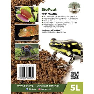BIO Kiseli sfagnum treset | BioBase tresetna mahovina 5L