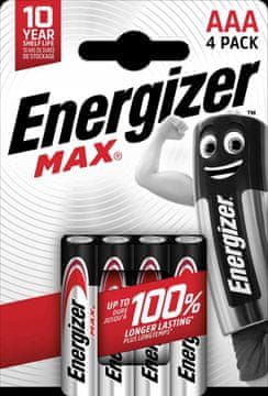 Energizer MAX AAA LR3 alkalne baterije 4 kom.