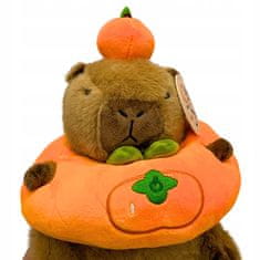 IB Plišana igračka Capybara s narančom 25 cm