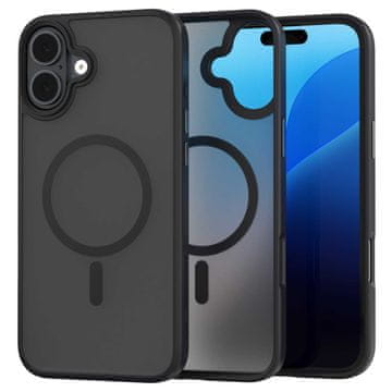 Hybrid Mag za iPhone 16 Plus crna