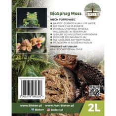 BIO Čileanski sfagnum sfagnum mahovina | BioBase Sfagnum Moss Chile 2L