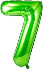 NIS zeleni balon broj 7, 100 cm Giant