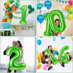 NIS zeleni balon broj 7, 100 cm Giant