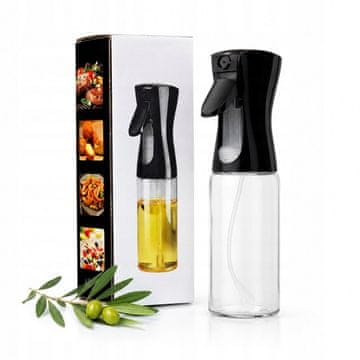 Dozator ulja s raspršivačem, 220 ml, stakleni dozator ulja