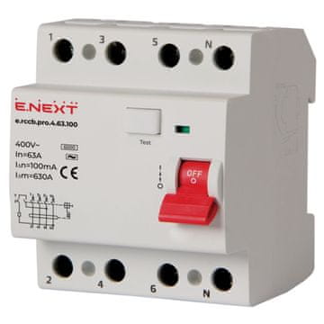 NEX p003024 PRO 4P 63A 100mA 6kA FI-zaštitna sklopka tipa AC