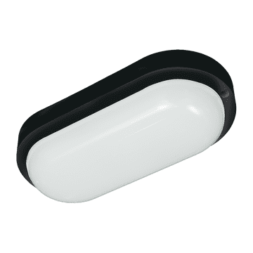 Davo Oval 8W 4000K IP64 crna kanalna svjetiljka
