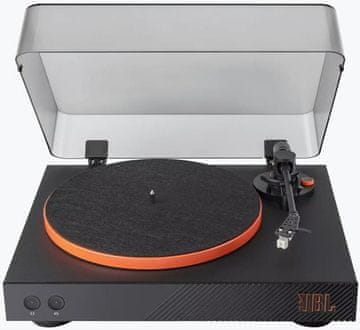JBL Spinner BT gramofon crno-narančaste boje