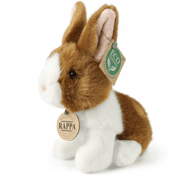 Rappa Rappa 2520412 maskotka zec bijelo-smeđi 16 cm