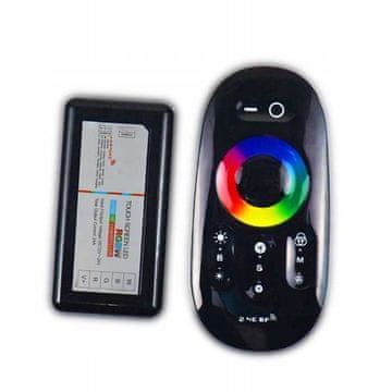 RGBW dodirni kontroler 24A 288W RF crni