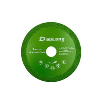 Dijamantna tarcza 125 mm za gres, pločice i keramiku