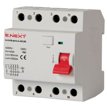 NEX p003019 PRO 4P 40A 30mA 6kA RCD TIP AC