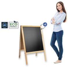 Drvena A-ploča Classic M (60x100 cm) - prirodna