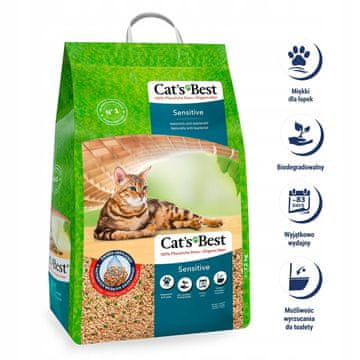 JRS Cat's Best Sensitive 20l (7,2 kg)