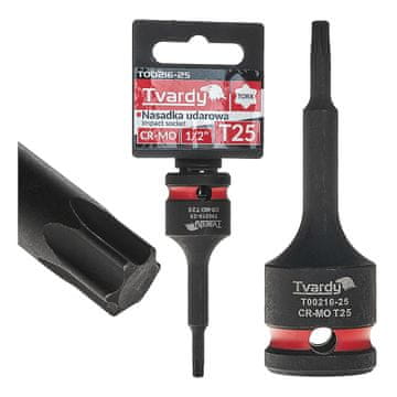 Tvardy Torx udarni nasadni ključ 1/2" T27 CR-MO (10/100)
