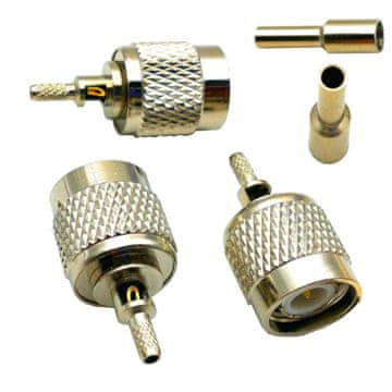 TNC konektor za RG174 kabel, krimpovan