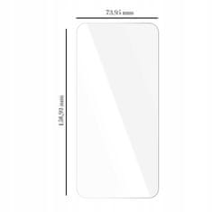 Spacecase staklena prozirna 2.5D za Poco F7 5G