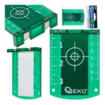 GEKO Laserska magnetska meta - zelena (10/500)