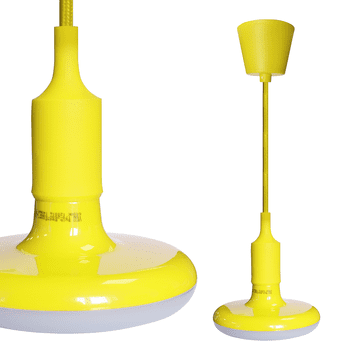 UFO ŽARULJICA 15W LED ŽUTA + PLETENI KABEL