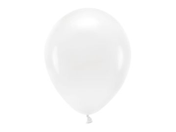 PartyDeco eko baloni 30 cm bijeli 100 kom