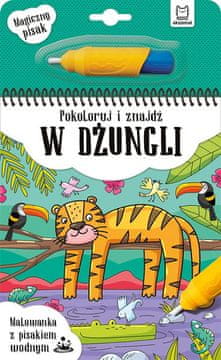 Bojanka s vodenim flomasterom u džungli