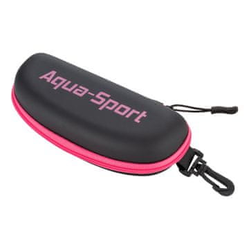 Aqua-Sport Aqua-sport etui za naočale za plivanje goggle case crna-pink AS5424