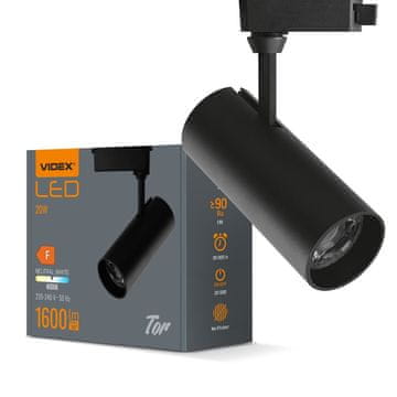 VIDEX LED tračna rasvjeta TOR 20W CRNA