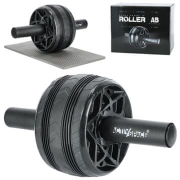 Kotur za vježbanje AB WHEEL za trbušne mišiće + prostirka R02