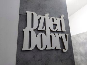 Dekoracija za zid s čestitkama za dobro jutro