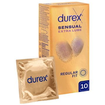 RECKITT BENCKISER Durex Sensual - Extra Lube, 10 komada