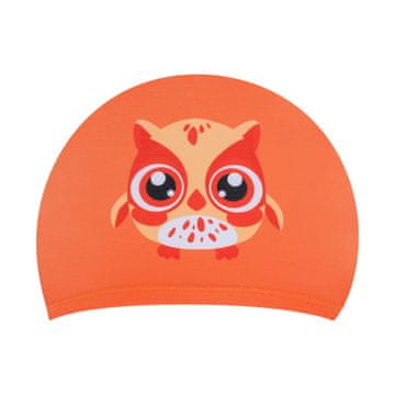 Aqua-Sport Aqua-Sport kupaća kapa za poliester junior print sova narančasta AS8632