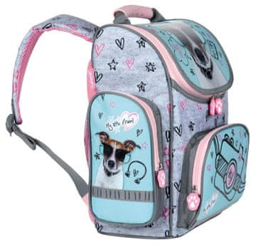 Torba za leđa My Little Friends pas s naočalama, za 1.–3. razred, Bambino