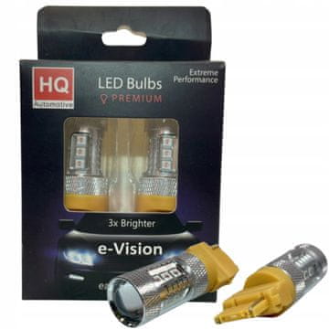 Žarulje LED PY27W P27W 3156 s crvenim staklom, probojne, američke, narančaste