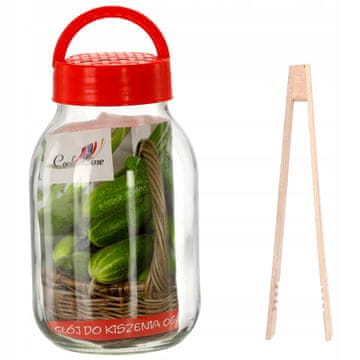 STAKLENKA 3L + POKLOPAC + KLIJEŠTA ZA RECEPT CHOM3000/A