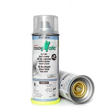 MOTIP DUPLI Prozirni akrilni lak za farove i lampe Klar sprej 200ml COLORMATIC