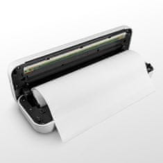 Stolni termalni pisač za dokumente, papir A4 rola, Bluetooth, Android, IOS