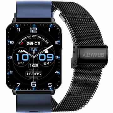 Gravity PAMETNI SAT UNISEX GT17-9 - AMOLED, DODATNI REMEN (sg038i)