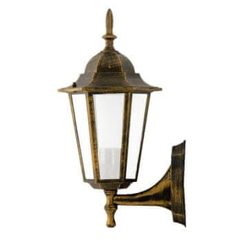 Zidna vrtna svjetiljka retro Liguria E27 IP43 patina Goldlux 201959