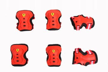 Ferrari Set zaštitnika za djecu Ferrari crveni - veličina S