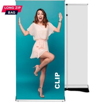 Roll up Clip 85x220 - teleskopski štap, sustav zamjene grafike