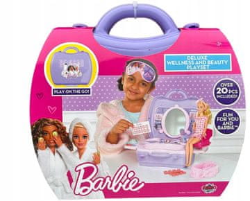 Barbie Deluxe set za wellness i ljepotu u koferu s dodacima