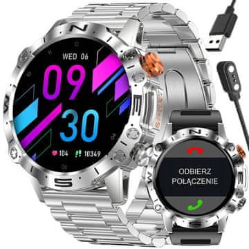 Gravity GT20-2 MUŠKI PAMETNI SAT - AMOLED, DODATNI REMEN (sg024b)