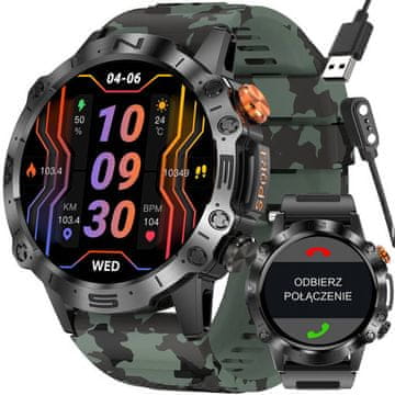 Gravity GT20-6 MUŠKI PAMETNI SAT - AMOLED, DODATNI REMEN (sg024f)