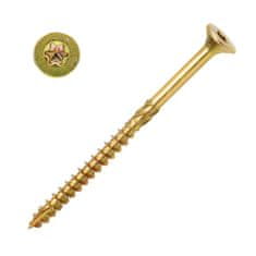 APM Vijci za drvo torx 3x40, stožasta glava, žuti cink, 200 komada